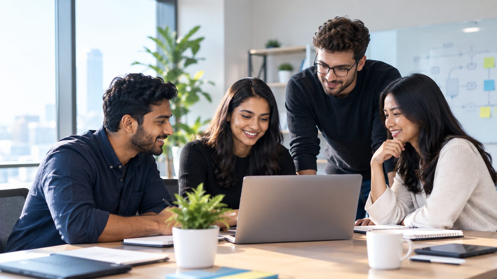 Syngco team working together